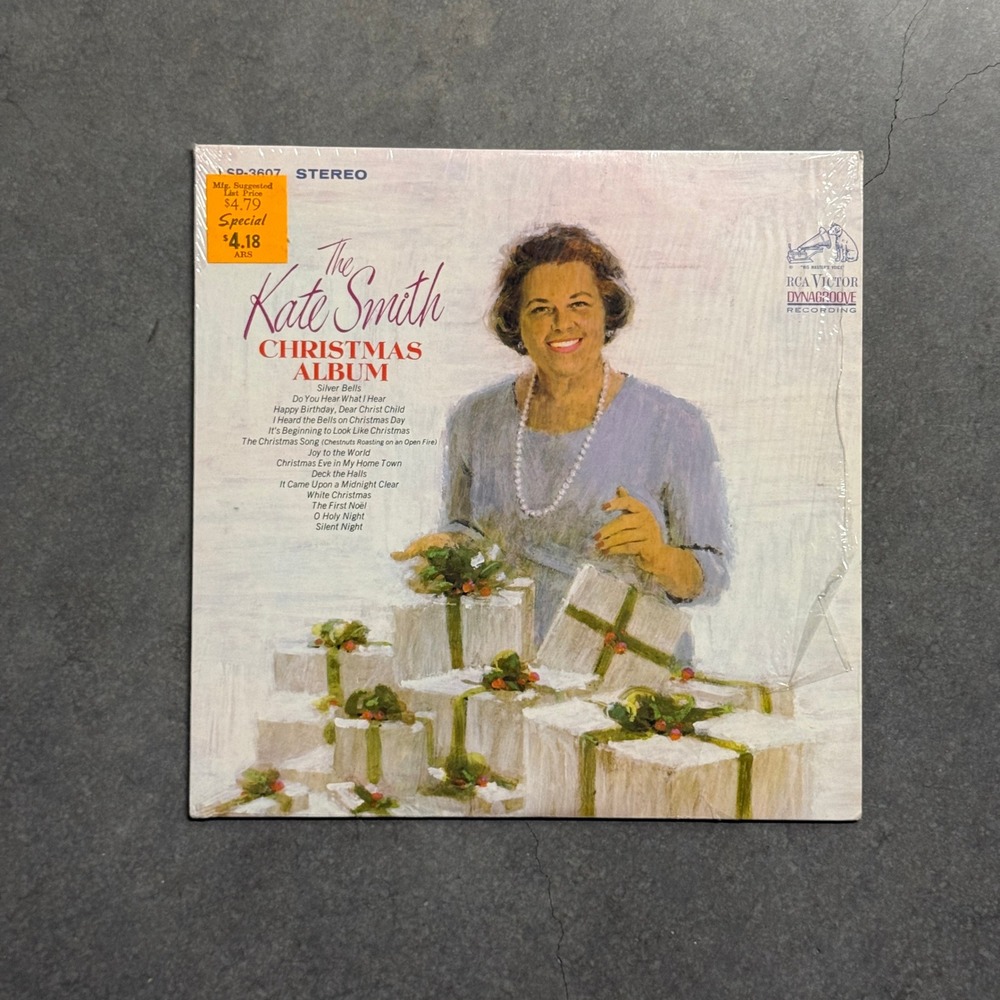 Kate Smith The Christmas Album Vinyl LP RCA Victor LSP-3607 Stereo 1966 Holiday